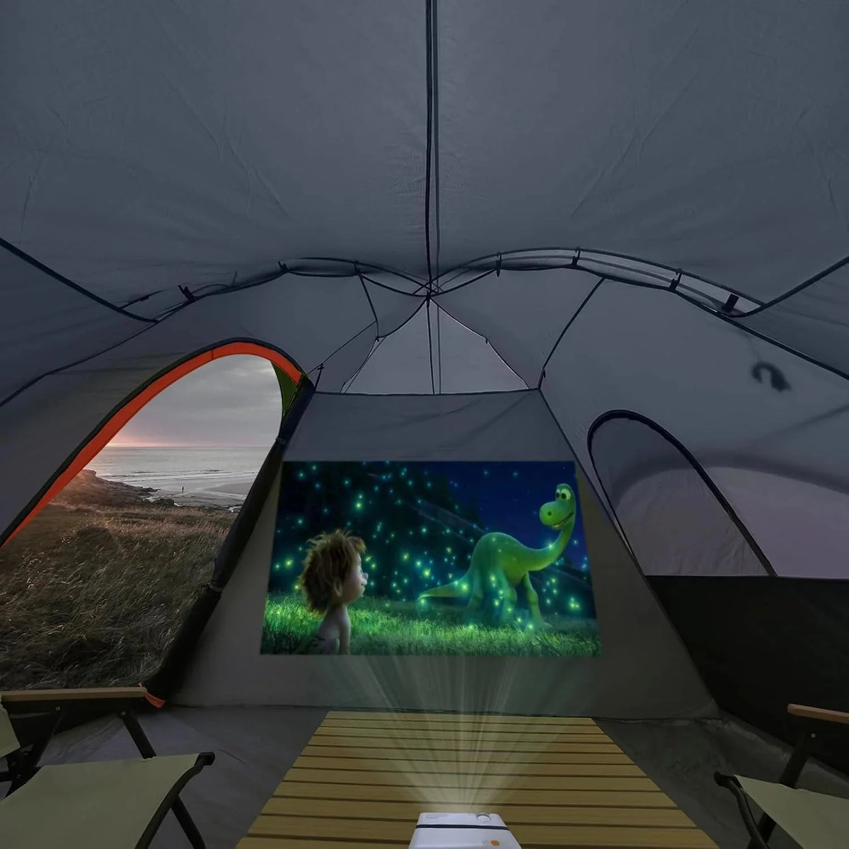 UNP Camping Tent 10-Person-Family Tents, Parties, Music Festival Tent, Big, Easy Up, 5 Large Mesh Windows, Double Layer, 2 Room, Waterproof, Weather Resistant, 18ft x 9ft x78in - image 47