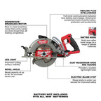 M18 FUEL 18-Volt Lithium-Ion Brushless Cordless SAWZALL w/7-1/4 in. Rear Handle Circ Saw, Two 6 Ah High Output Batteries - image 3