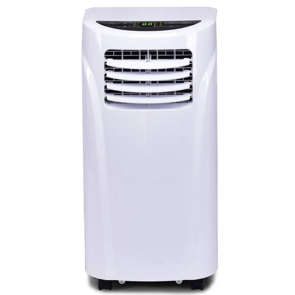 Costway 8000 BTU Portable Air Conditioner & Dehumidifier Function Remote w/ Window Kit - image 1