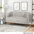 Christopher Knight Home Lupine Contemporary Fabric Loveseat with Hairpin Legs - image 12