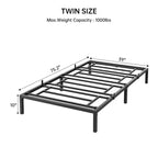 Sturdy Metal Platform Bed Frame - No Box Spring Required - image 32