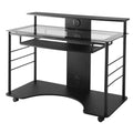 47′′W Mobile Tech Desk, Black - image 1