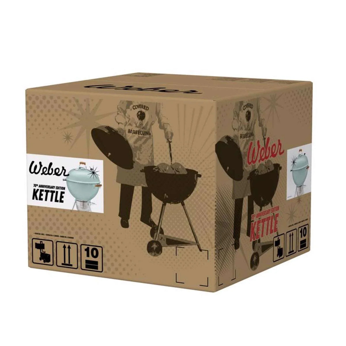 Weber 22-inch Charcoal Grill Rock N Roll Blue - image 7
