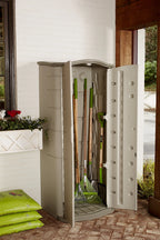 Rubbermaid Vertical Resin Outdoor Storage Shed – Weather-Resistant Plastic Garden Storage Cabinet - image 7