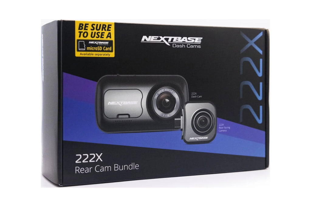 Nextbase 222X Compact Dual Dash Cam Front & Rear 2.5" HD IPS Screen, 1080p Full HD, 6 Layer Lens, Black, 0.17 lbs assembled. - image 3