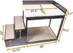 Penn-Plax Buddy Bunk Multi-Level Bed / Pet Stairs for High Beds and Couches / 3 Step System for Small Sized Dogs and Cats / Practical and Accommodating for Modern Homes (DOGF60) - image 3