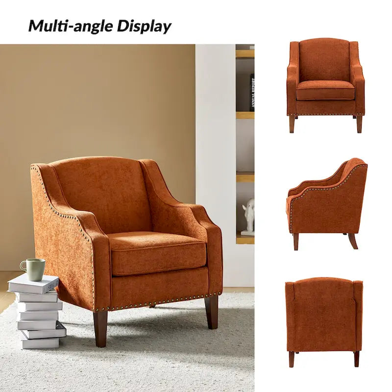 Set of 2 Lucretius Armchairs with Nailhead Trim by HULALA HOME - image 32