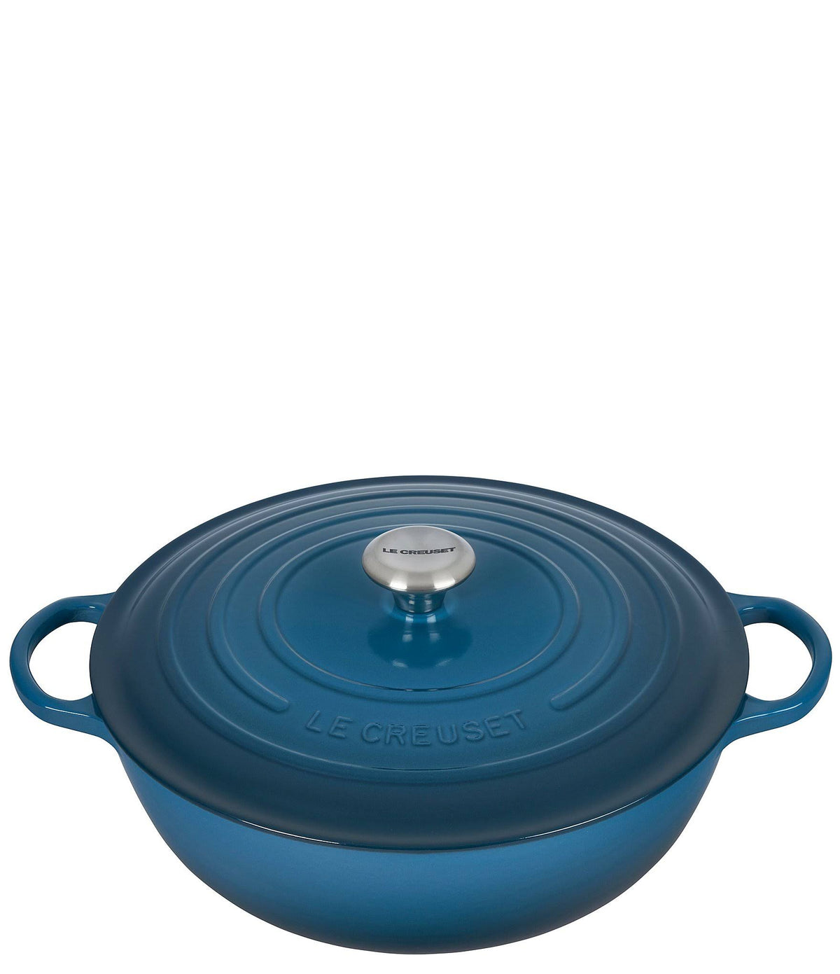 Le Creuset Signature Cast Iron 7.5 qt. Deep Teal Chef's Oven - image 1
