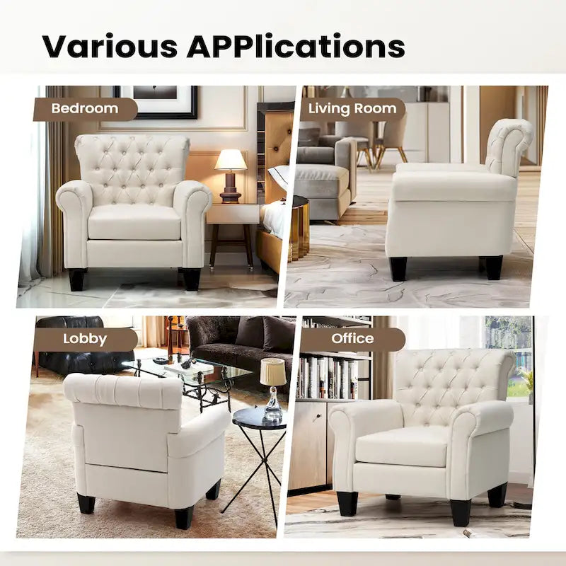 Pellebant Contemporary Club Armchair - Stylish Accent Chair for Living Room - image 27