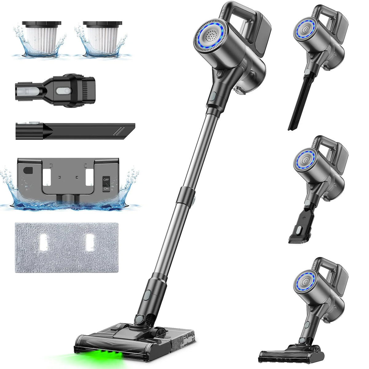Cordless 2-in-1 Vacuum Cleaner and Mop - image 1