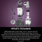 Ninja Detect Kitchen System Power Blender + Processor with Blend Sense Technology, Silver, TB400 - image 31