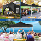 HOTEEL 10x15 Heavy Duty Canopy Tent ,Pop up Canopy for Parties Wedding,Commercial Easy up Gazebo with Roller Bag,UV 50+ &,White - image 21