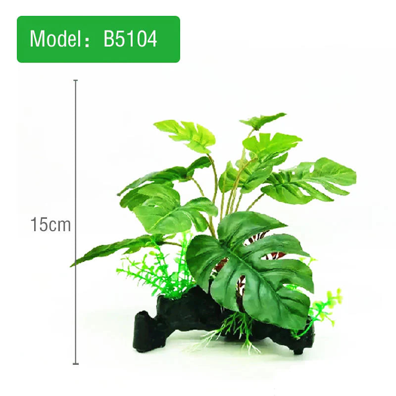 Reptile Box Simulation Plant Aquarium Ornament Artificial Terrarium Decor - image 9