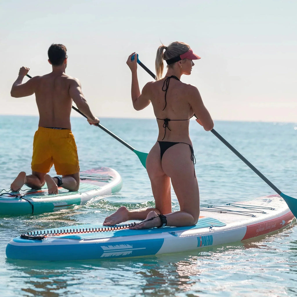 Niphean Inflatable Stand Up Paddle Board with SUP Accessories - image 6
