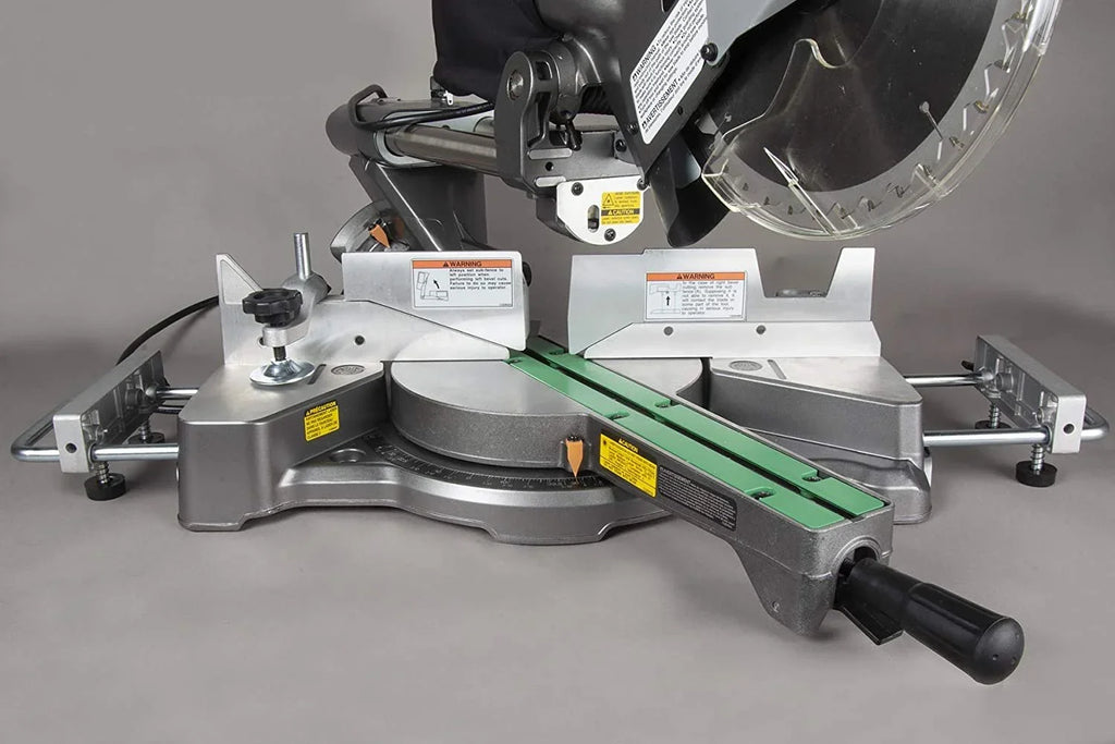 Metabo HPT 10-Inch Sliding Compound Miter Saw, Adjustable Laser Guide, Double Bevel, Electronic Speed Control, 12 Amp Motor, Electric Brake C10FSHS - image 2