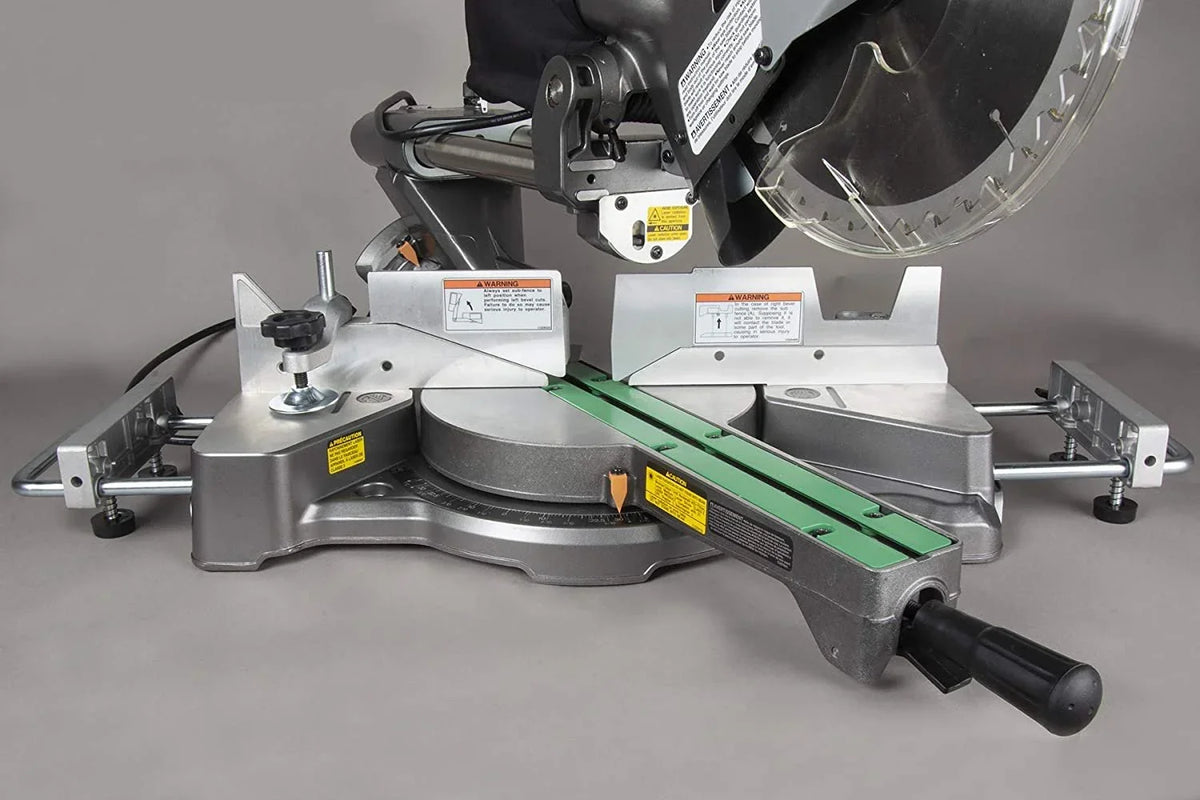 Metabo HPT 10-Inch Sliding Compound Miter Saw, Adjustable Laser Guide, Double Bevel, Electronic Speed Control, 12 Amp Motor, Electric Brake C10FSHS - image 2