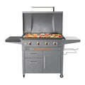 4-Burner 36-Inch Griddle Cooking Station with Hood - image 1