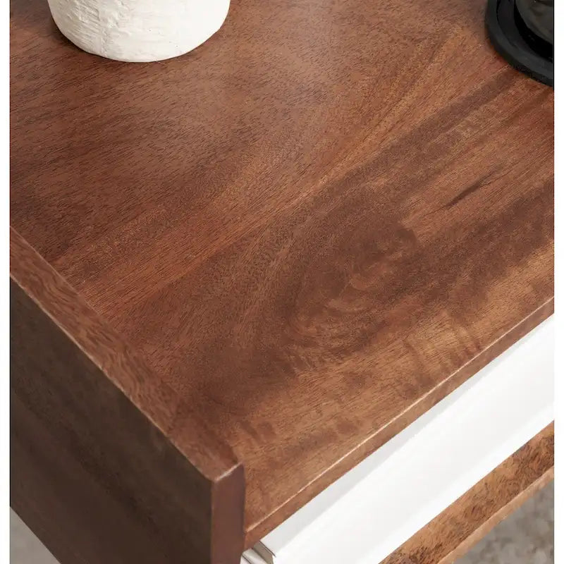 Kate and Laurel Quilby Wooden Side Table - 18 x 14 x 27 Inches - image 6