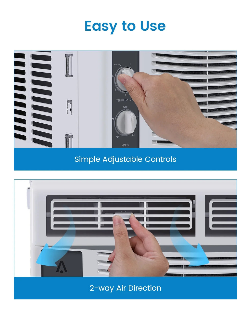 Garvee 5000 BTU Window Air Conditioner, Fast Cooling for Rooms up to 150 Sq. Ft, Window Ac Unit with 7 Level - image 12