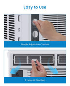 Garvee 5000 BTU Window Air Conditioner, Fast Cooling for Rooms up to 150 Sq. Ft, Window Ac Unit with 7 Level - image 12