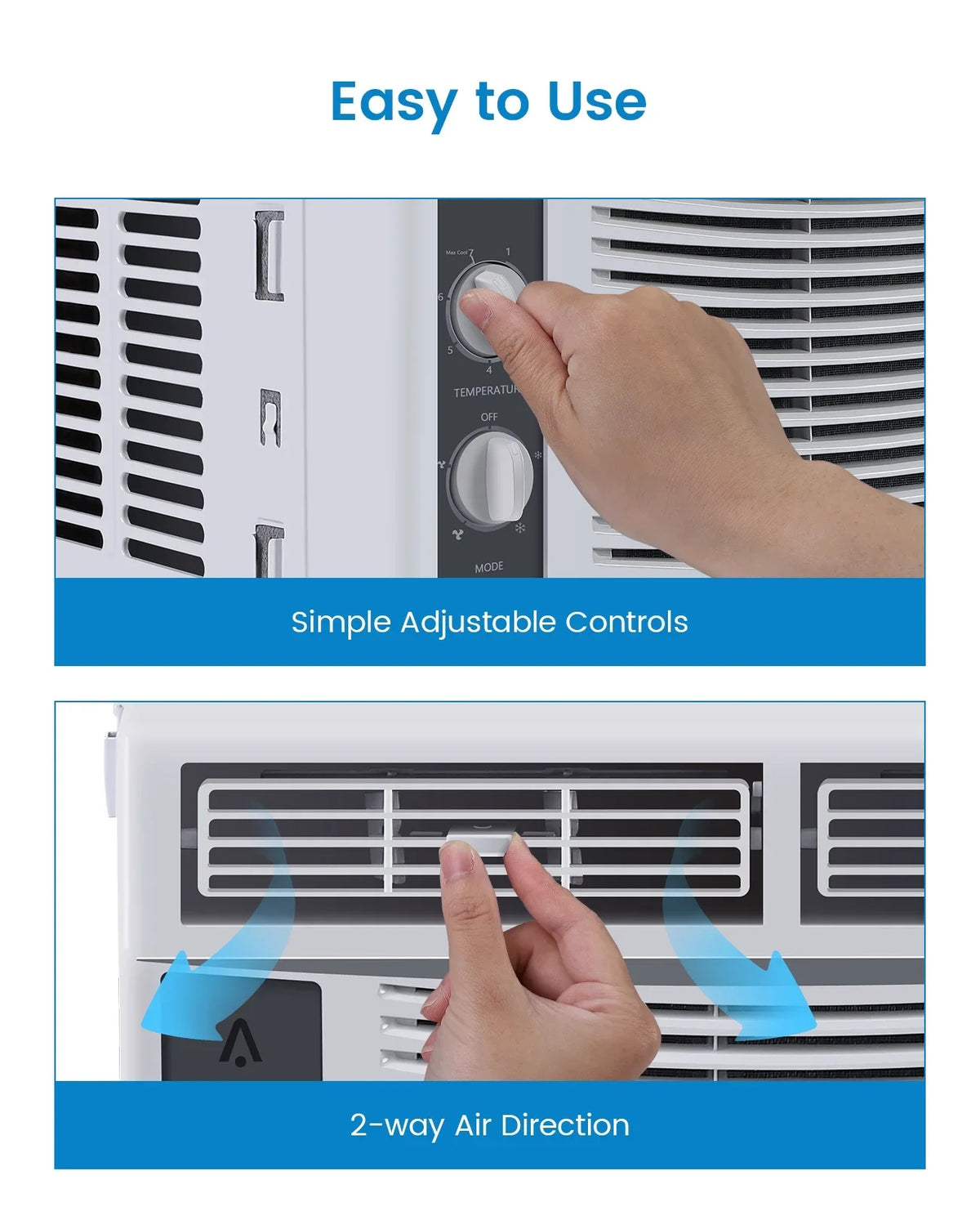 Garvee 5000 BTU Window Air Conditioner, Fast Cooling for Rooms up to 150 Sq. Ft, Window Ac Unit with 7 Level - image 12