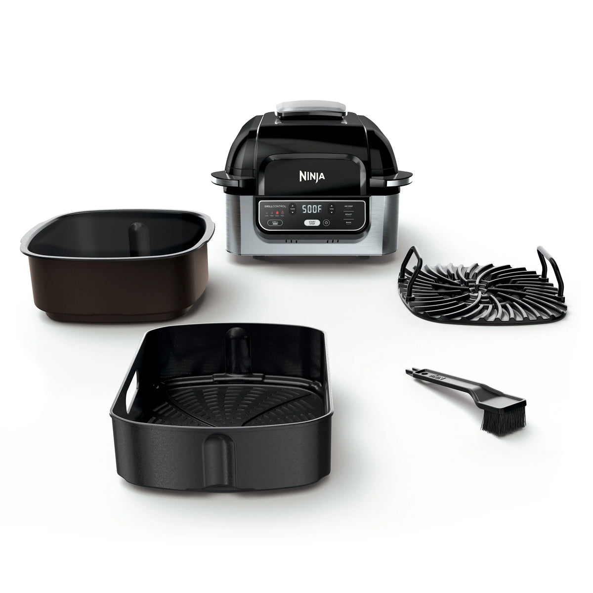 Foodi? 4-in-1 Indoor Grill with 4-Quart Air Fryer, Roast, & Bake, AG300 - image 2
