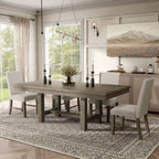 Jusk Rustic Grey Wood 5-Piece Dining Set by Furniture of America - image 2