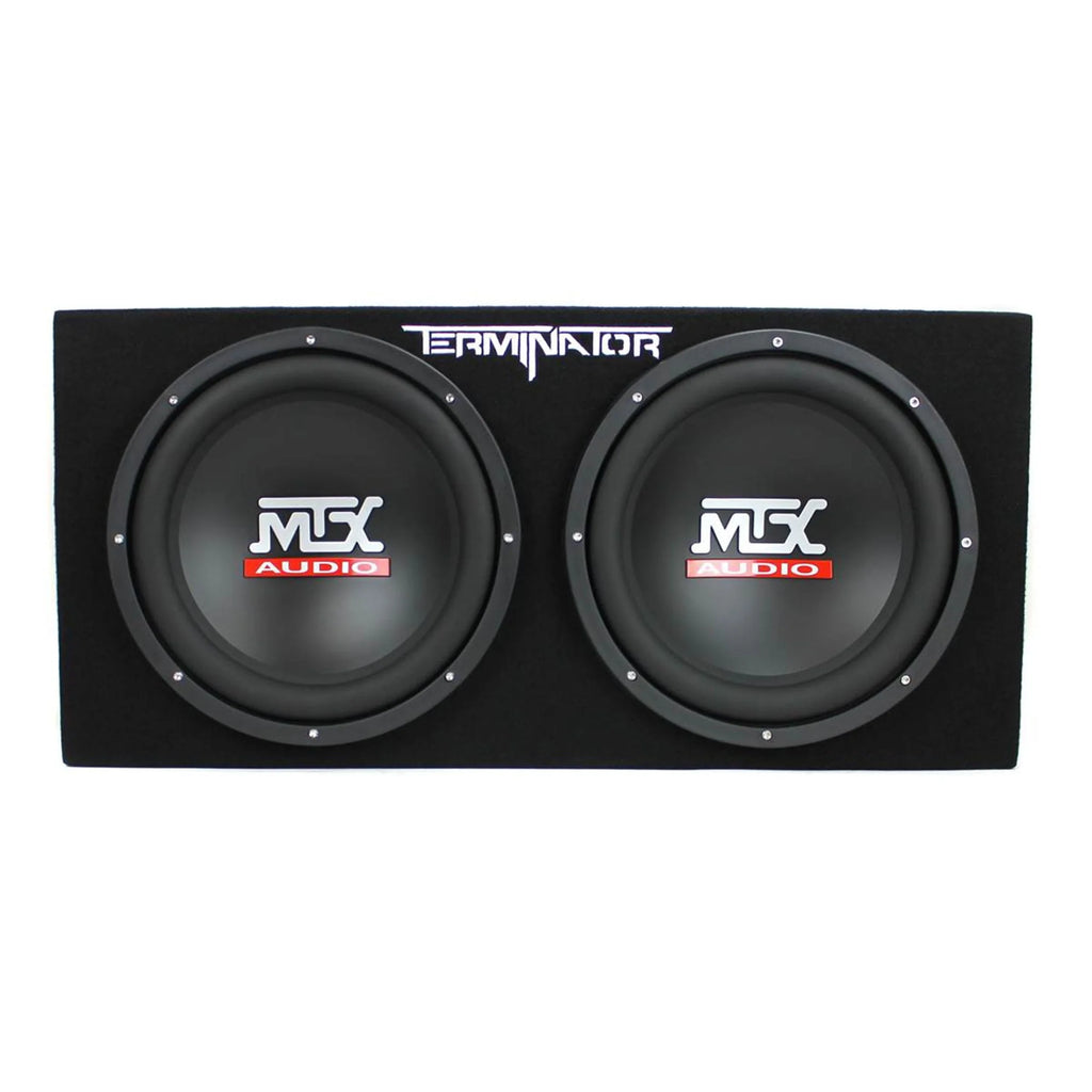 MTX 12" 1200W Dual Loaded Car Subwoofer Audio, Sub Box, Amplifier & Amp Kit - image 2