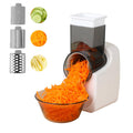 Electric Cheese Grater, Electric Slicer Shredder, Electric Vegetable Slicer Salad Maker, Fruit Cutter, Food Processor Spiralizer for Fruits Veggies - image 1