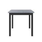 5 Piece Counter Height Dining Set, Wood Dining Table Set with Rectangle Table and 4 Upholstered High Back Chairs - image 11