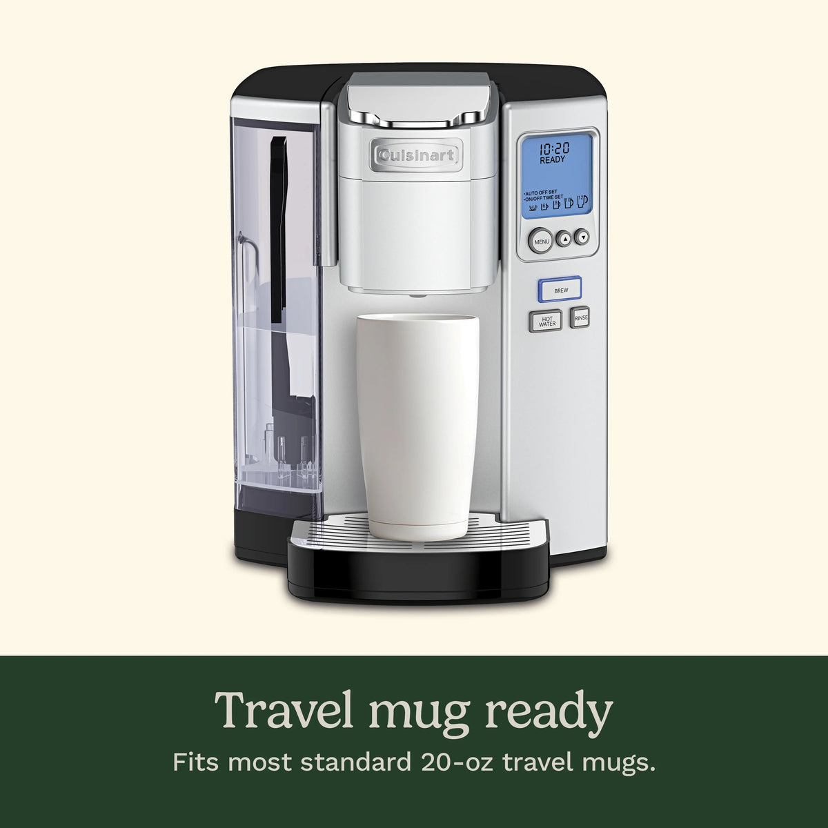 Cuisinart Premium Single Serve Brewer + Hot Water Coffee - Maker Combo - image 13