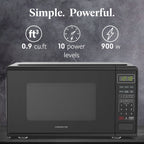 Farberware FMGZ09BKA 0.9 Cu. Ft. Microwave Oven, 900W, Digital Control, LED Display, 6 Cooking Presets, Black - image 4