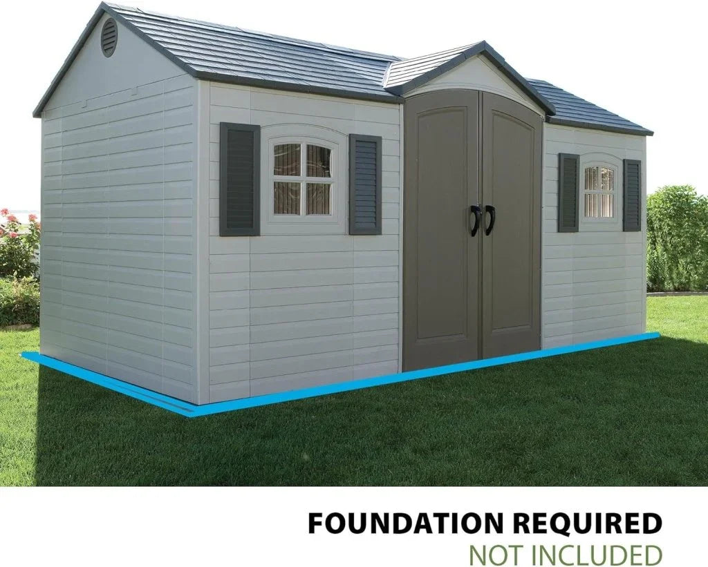 6446 Outdoor Storage Shed, 8 x 15 Foot, Desert Sand - image 7