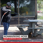 Northstar Pressure Washer Hose Reel with 50ft. Steel - Braided Hose, 3/8in. x 100ft. Capacity, 5000 PSI - image 6