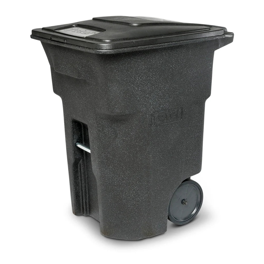 96-Gallon Wheeled Trash Can with Lid - image 1