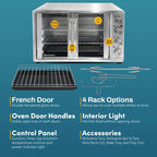 Elite Gourmet 47.5Qt, 18-Slice Convection Oven 4-Control Knobs - image 6