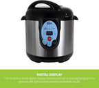 CAREY DPC-9SS Smart Electric Pressure Cooker and Canner, Stainless Steel, 9.5 Qt - image 5