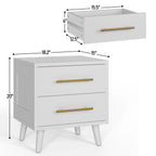 Bedroom Furniture Set - Includes Queen Bed Frame, Nightstands Set of 2, 5 - Drawer Dresser & Double Wide 6 - Drawer Dresser - Modern Storage Solution for Stylish Home Decor, Black - image 15