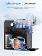 5-in-1 Slushie Machine, No Ice Needed, 15 Min Slushy Machine for Home with Self-Cleaning, Professional Frozen Drink Maker, 5 Preset Programs, Frozen Margaritas, Frapp??s, Milkshakes, and More, FOHERE - image 4