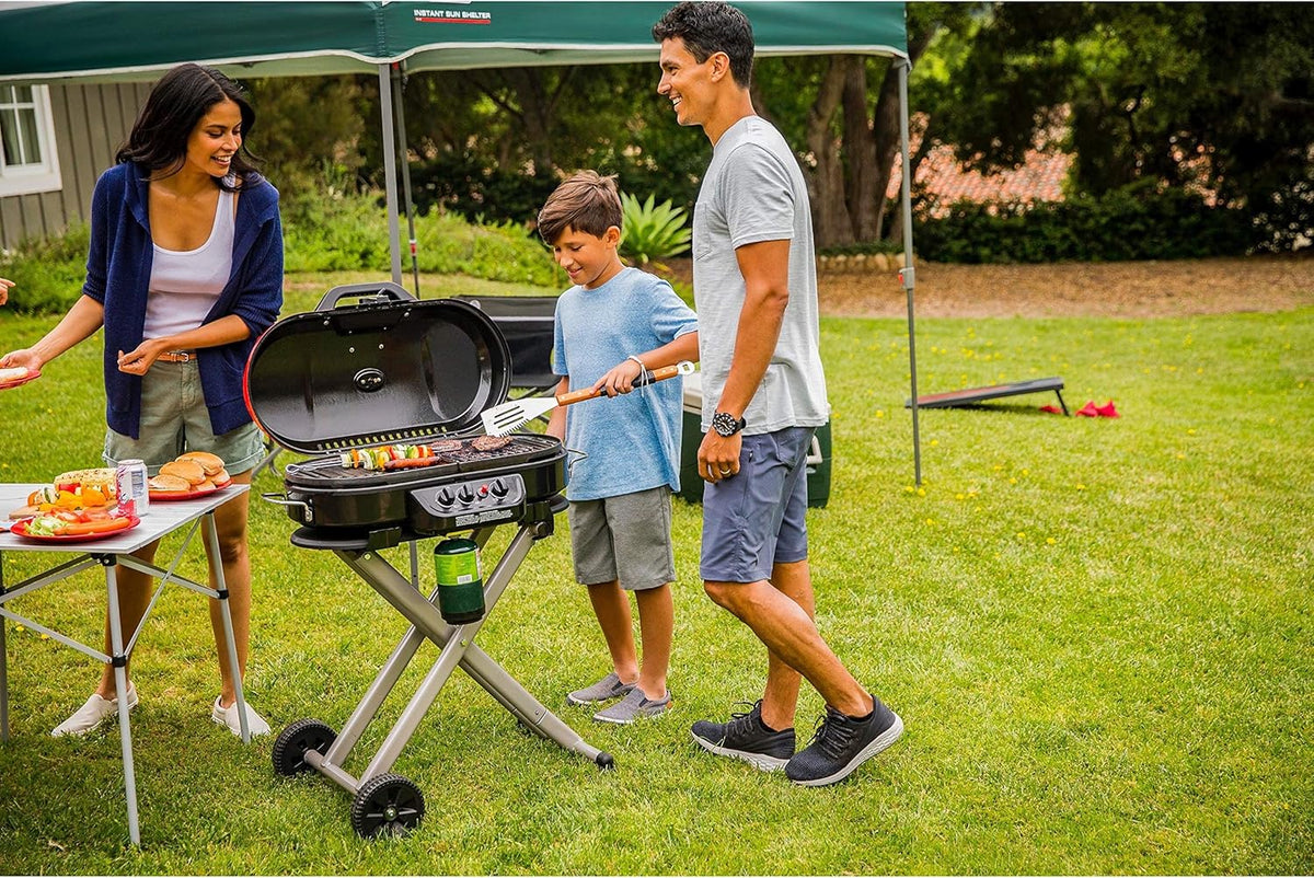 RoadTrip 285 Portable Stand-Up Propane Grill with 3 Adjustable Burners & Instastart Ignition, 20,000 BTUs of Power for Outdoor Cooking, Camping, Tailgating, Grilling, BBQs, & More - image 13