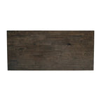 Farmhouse Coffee Table with Shelf and X-Frame Design - image 10