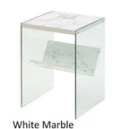 SoHo Glass End Table with Shelf by Convenience Concepts - image 28