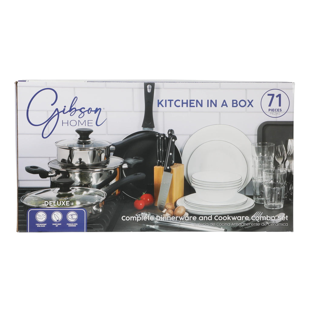 Gibson Home 71-Piece Stainless Steel Silver Cookware Combo Set - image 40