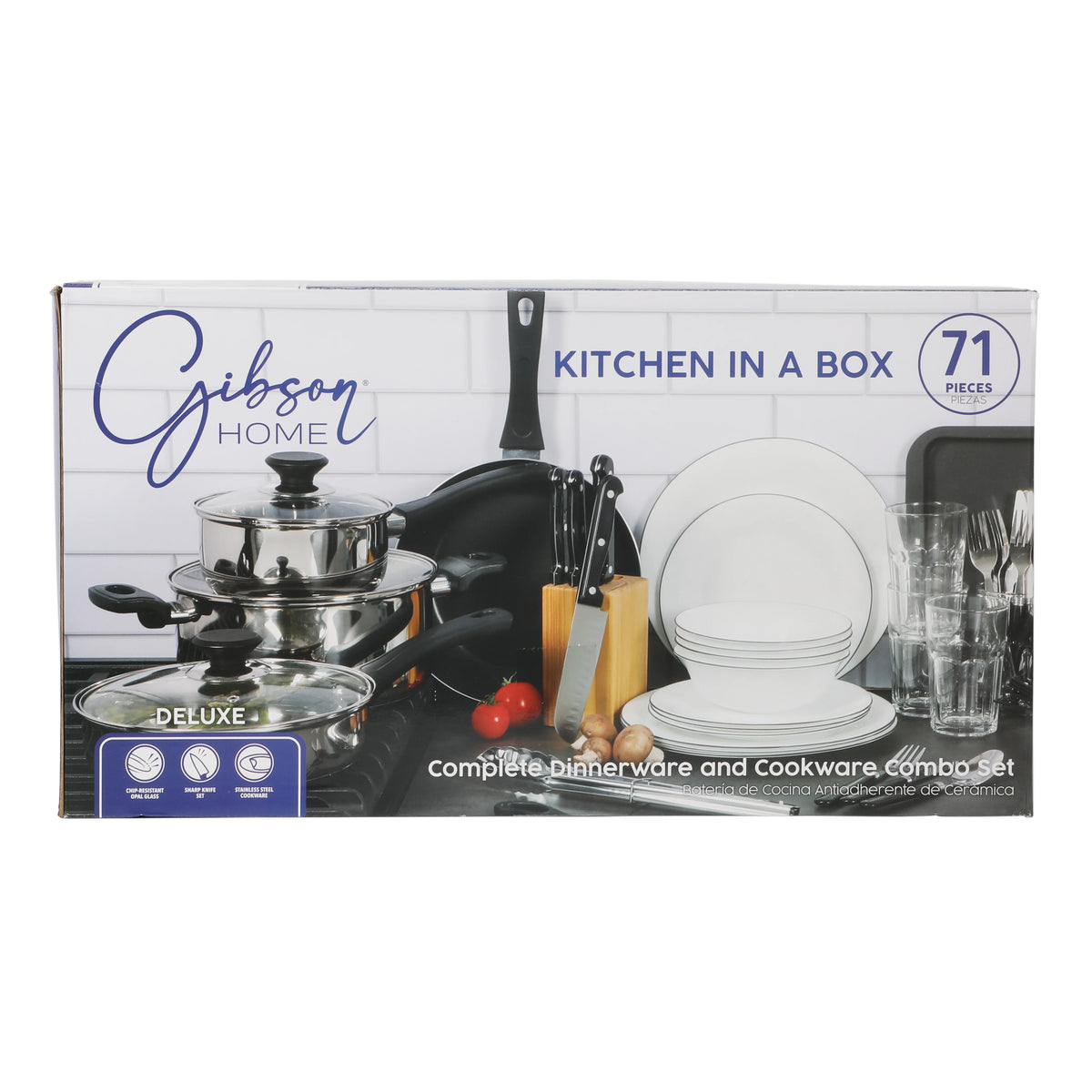 Gibson Home 71-Piece Stainless Steel Silver Cookware Combo Set - image 40
