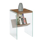 SoHo Glass End Table with Shelf by Convenience Concepts - image 10