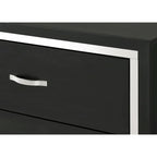 Pedro 6-Piece Black Velvet Upholstered Bedroom Collection - image 15