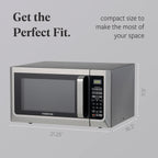 Farberware FMGZ09BKA 0.9 Cu. Ft. Microwave Oven, 900W, Digital Control, LED Display, 6 Cooking Presets, Black - image 17