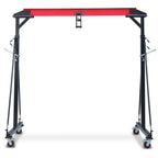 2025  1 Ton Adjustable Gantry Crane, 2200 lbs Capacity, Height Adjustable 96.5"-143.7", Portable Hoist for Factory, Construction, Warehouse, Auto Repair - image 1