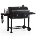 Phi Villa Heavy-Duty Outdoor Barrel Charcoal Grill in Black - image 1