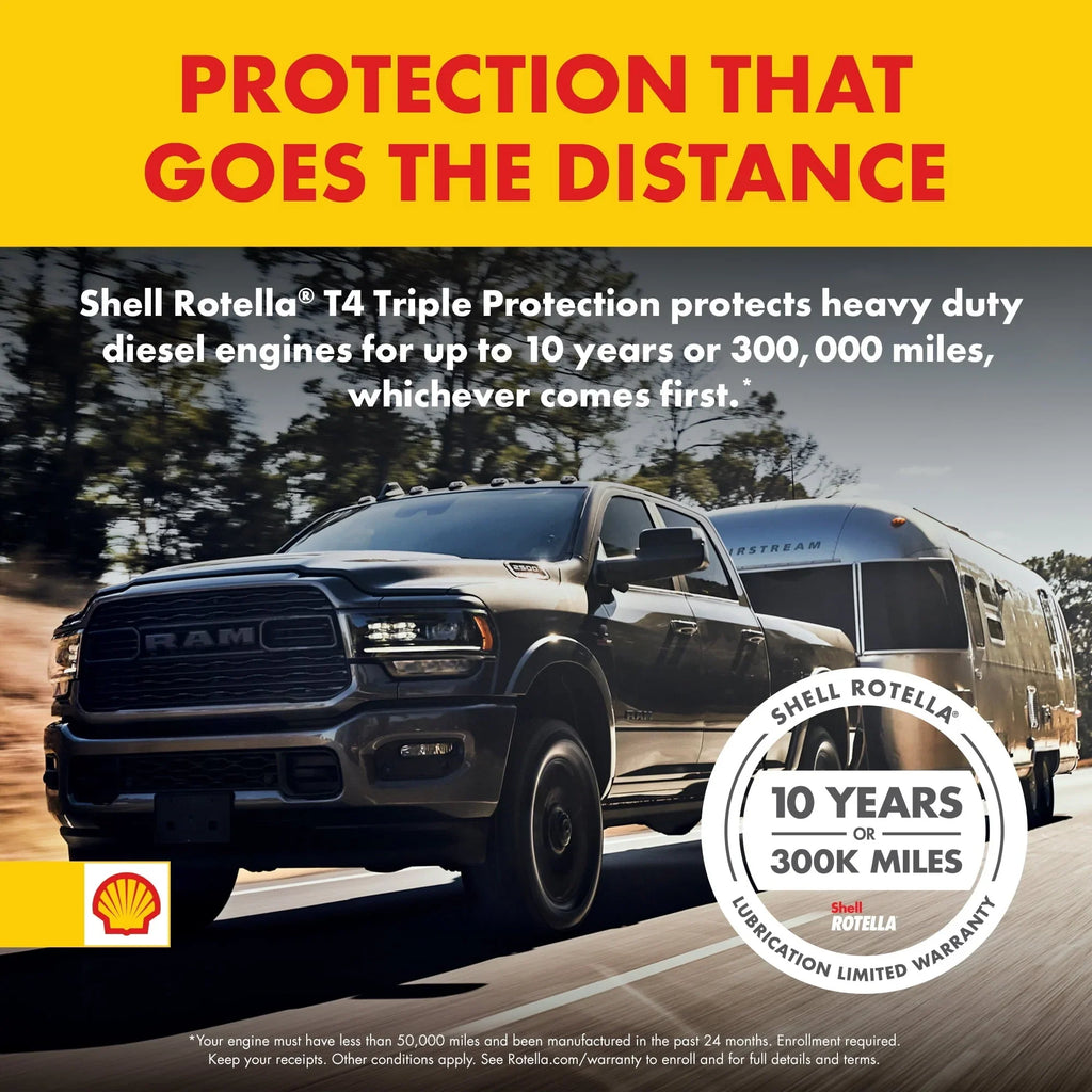 Shell Rotella T4 Triple Protection 15W - 40 Diesel Motor Oil, 5 Gallon Pail - image 5